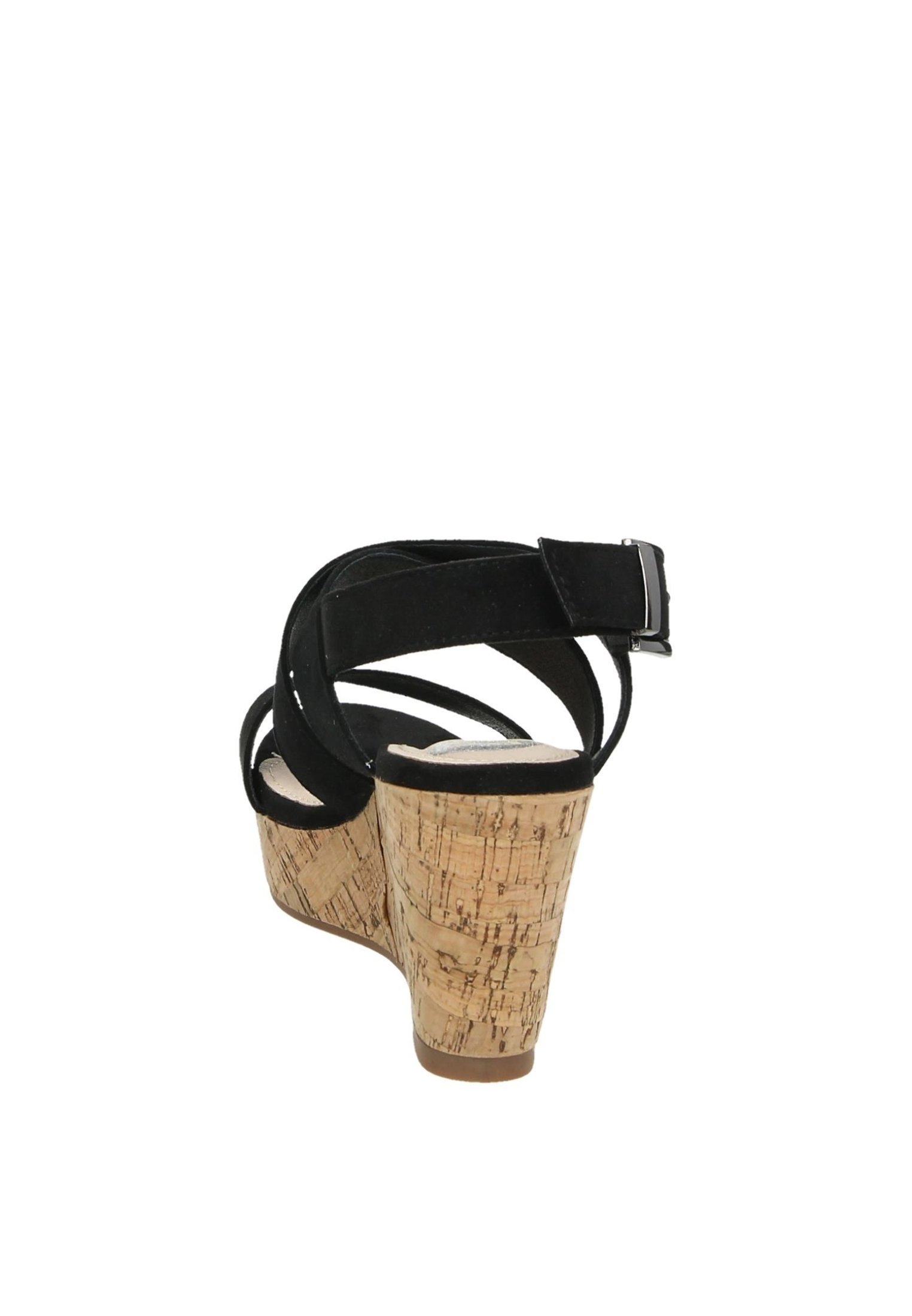 PS POELMAN Sandalen met sleehak - zwart/Zwart - Zalando.nl