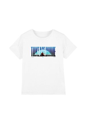Warner Brothers, SUPERMAN TAKE ME HOME WORDS UNISEX - Print T-shirt - white