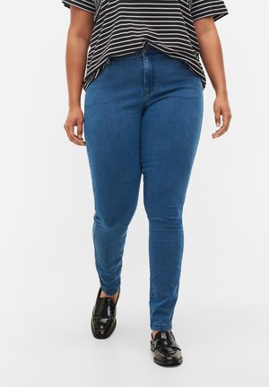 HIGH WAISTED AMY - Jeans Slim Fit - blue