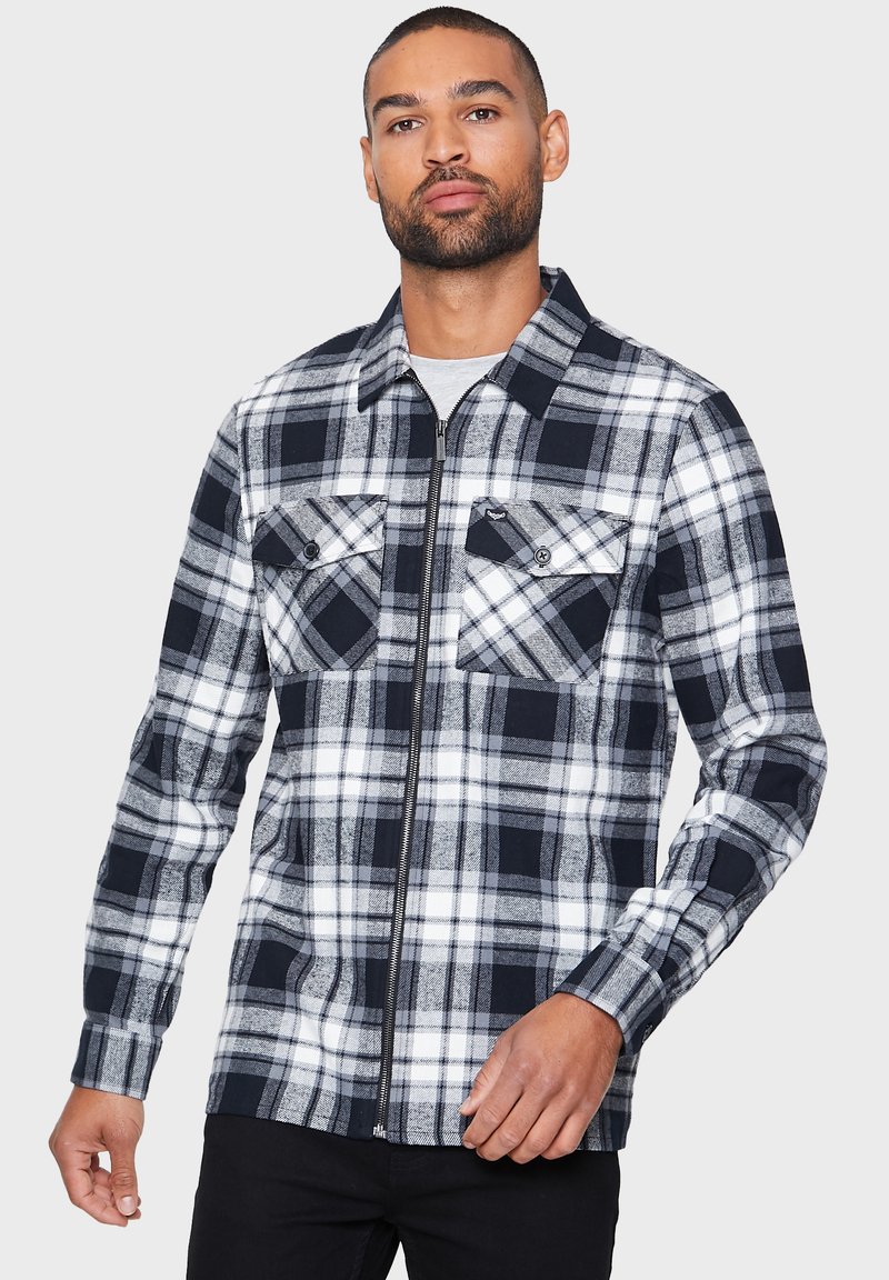 Threadbare FUJI - Overhemd - black check