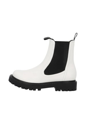 Bottines à plateau - weiß