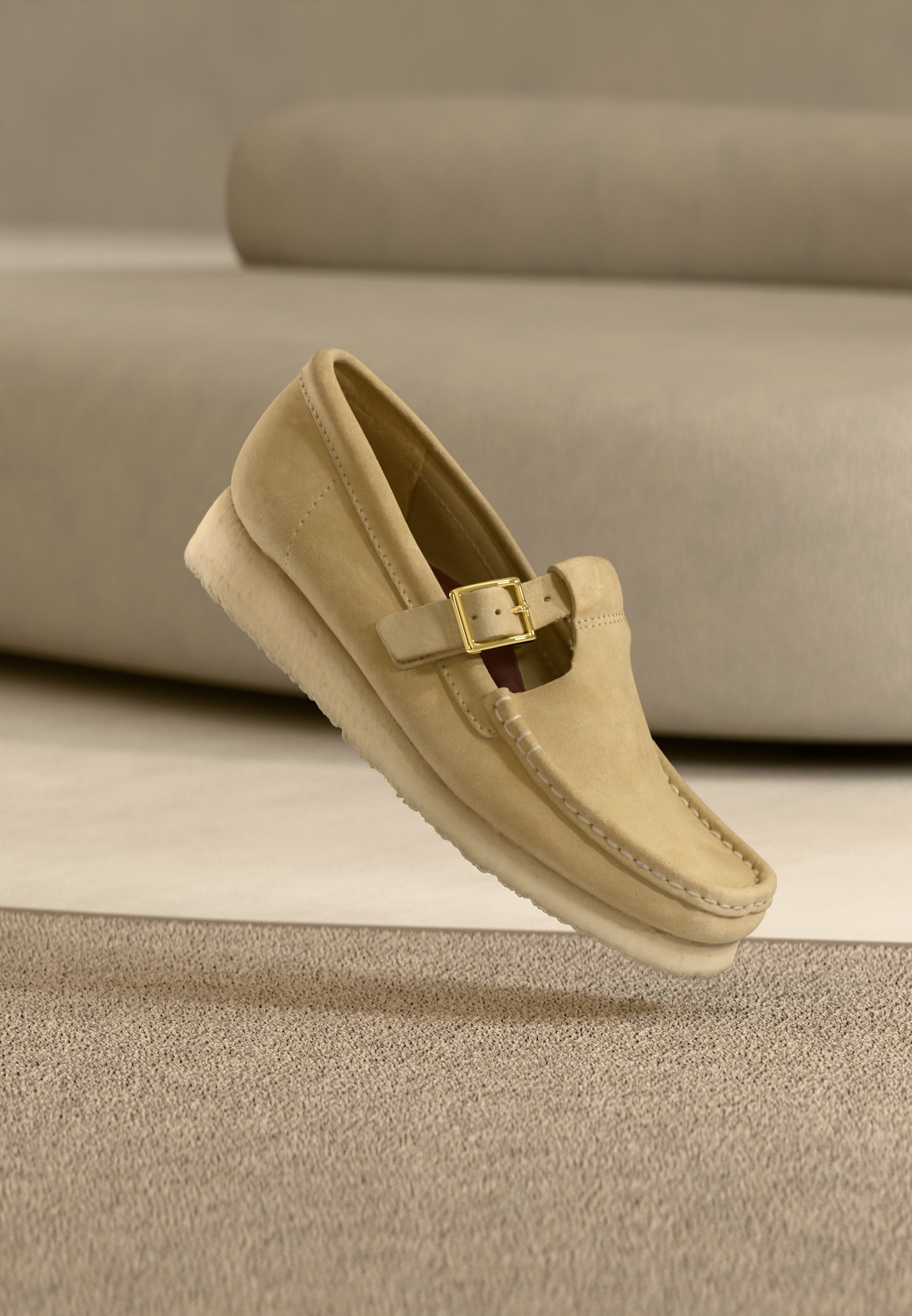 Clarks Originals WALLABEE - Slip-ons - maple/beige - Zalando.co.uk