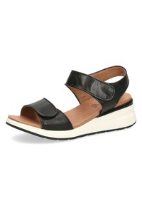 Caprice Wedge sandals - black nappa