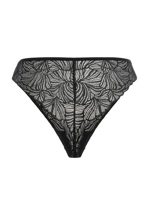 Erlich Textil FLUID HIGH WAIST BRAZIL - String - schwarz