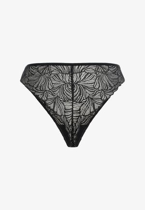 Erlich Textil FLUID HIGH WAIST BRAZIL - String - schwarz