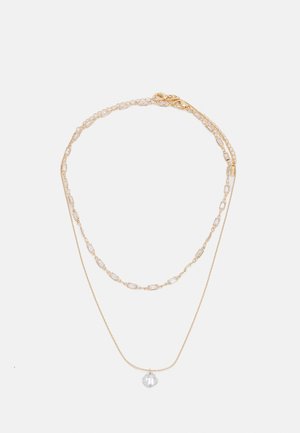 FLEIN 2 PACK - Necklace - gold-coloured/clear