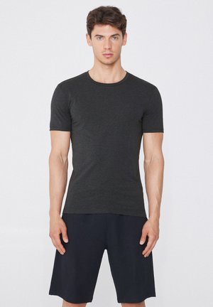STRETCH - T-shirt basique - dark grey mel