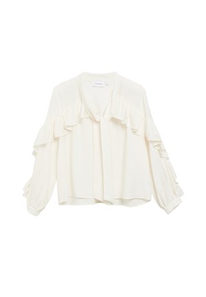 comma, BLUSE - Chemisier - creme