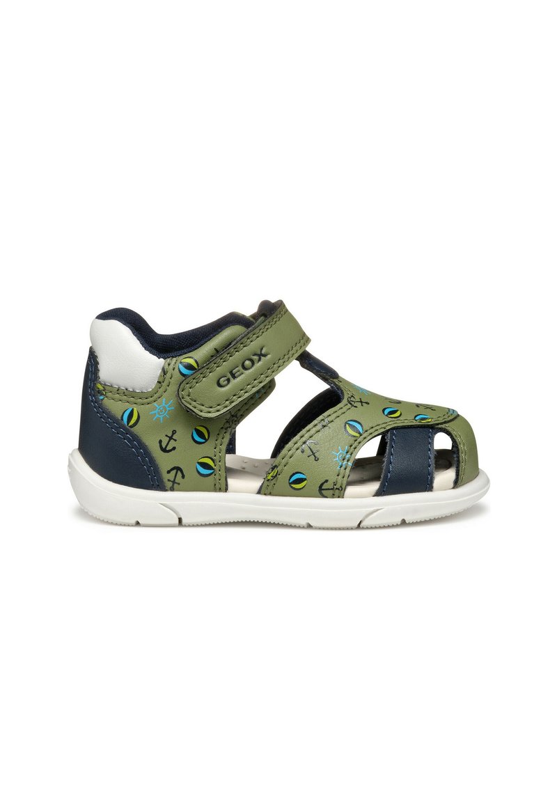 Geox - ZAPITO  - Walking sandals - pistachio navy, Enlarge