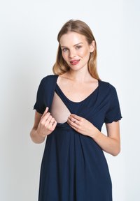 Cool Mama MATERNITY NURSING 2 IN 1 BASIC - Camicia da notte - dark blue