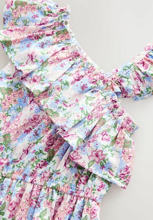 Next REGULAR FIT - FRILL SHOULDER - Tuta jumpsuit - pink ditsy