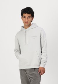 AllSaints UNDERGROUND HOODY - Felpa con cappuccio - pearl grey