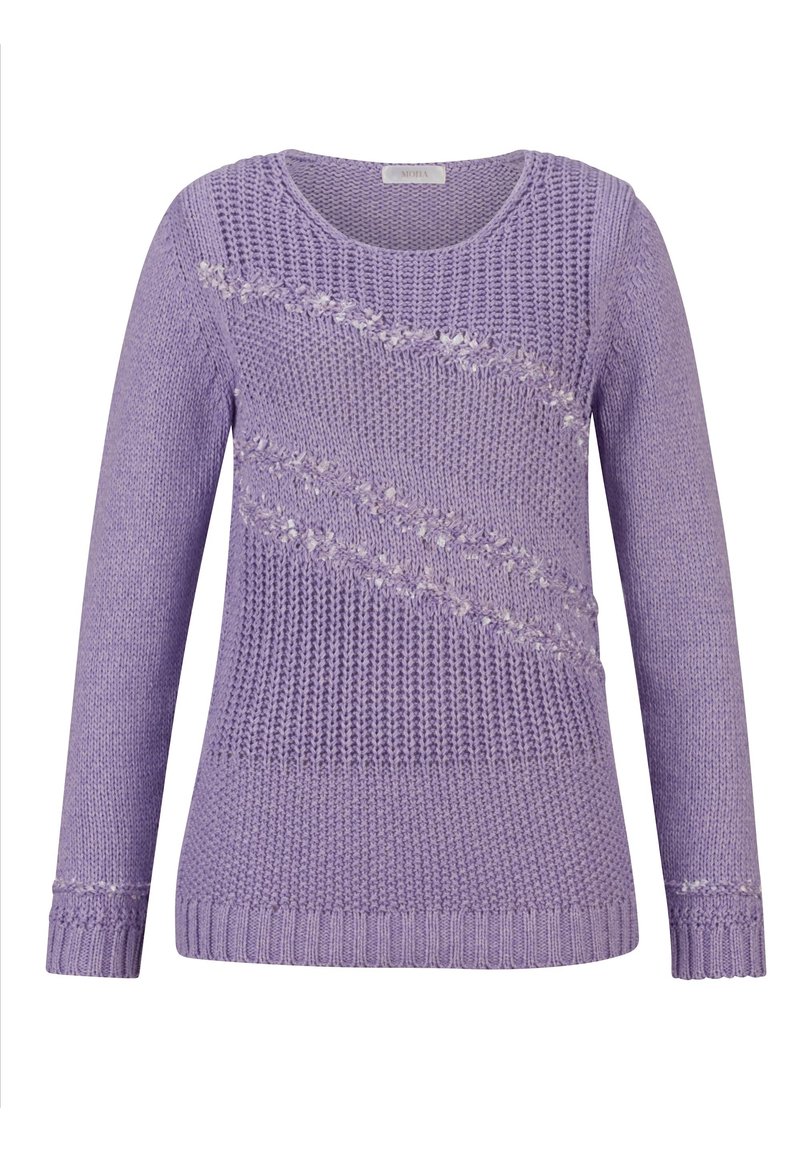 Damen Strickjacken | MONA Strickpullover lavendel/lila - BC91185 Damen Strickjacken | MONA Strickpullover lavendel/lila - BC91185