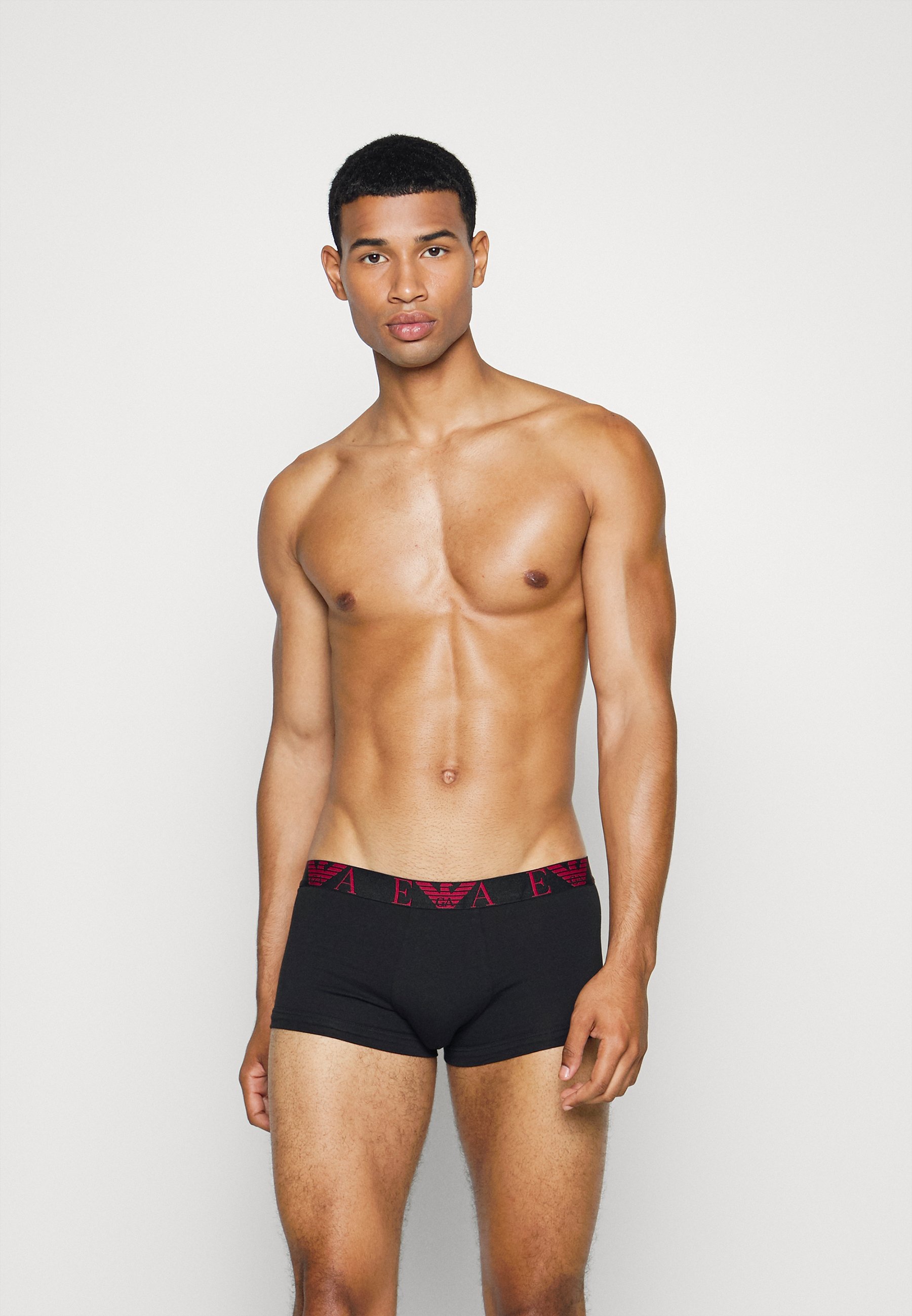 Emporio Armani 3 PACK - Pants - nero/amaranto/bianco/blue - Zalando.co.uk