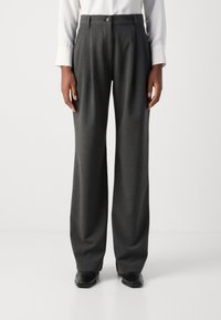 Ecoalf PANTS WOMAN - Παντελόνι - dark grey melange