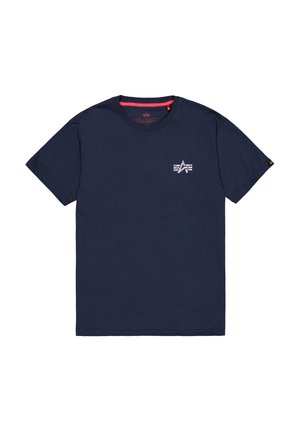 Alpha Industries SIGNATURE - Apdrukāts T-krekls - rep blue