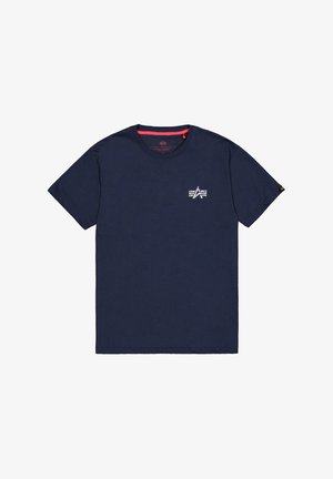 Alpha Industries SIGNATURE - Trükipildiga T-särk - rep blue