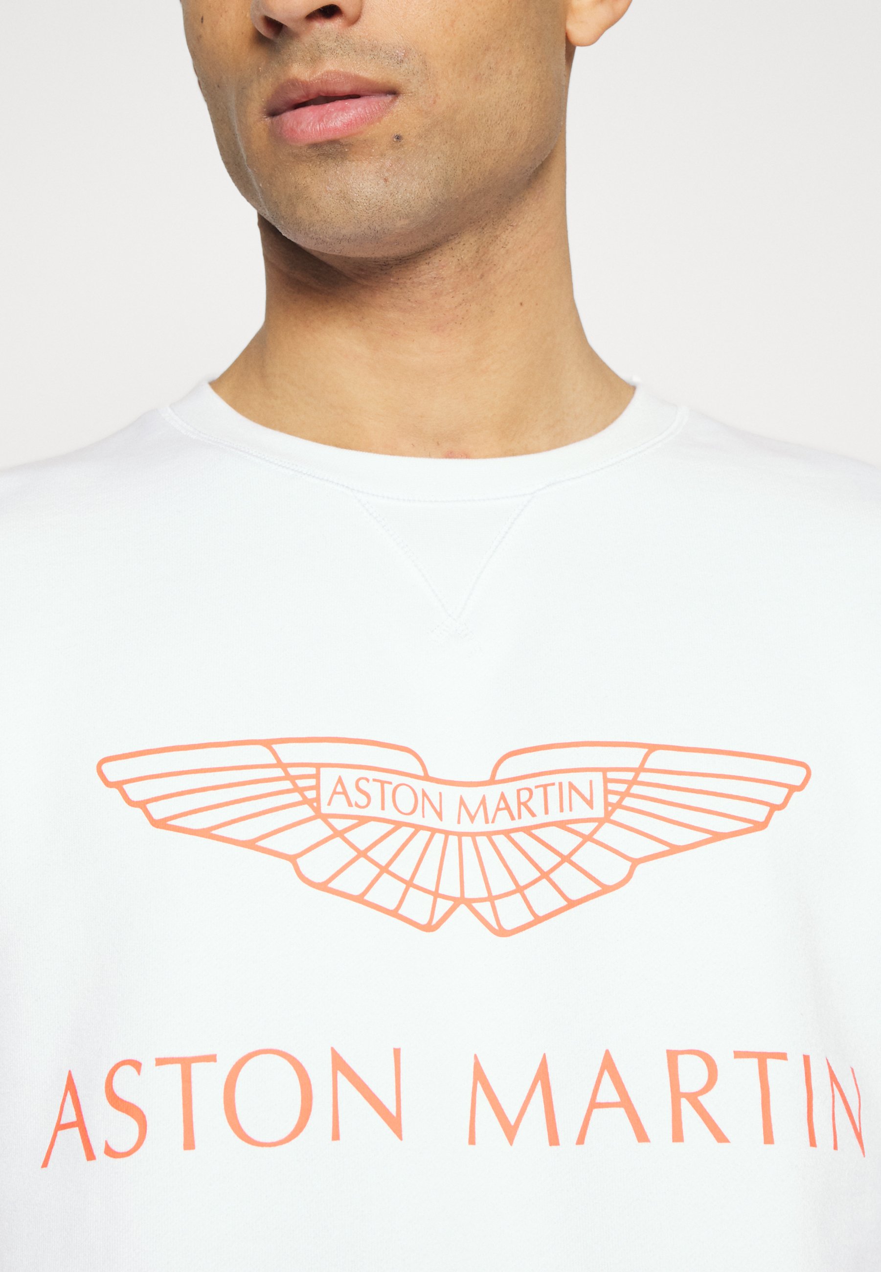 Hackett Aston Martin Racing LOGO CREW - Sudadera - white/blanco - Zalando.es