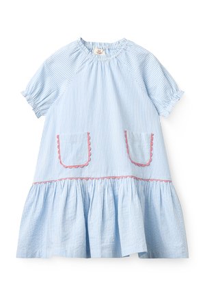 Copenhagen Colors DRESS POCKETS - Nappali ruha - light blue