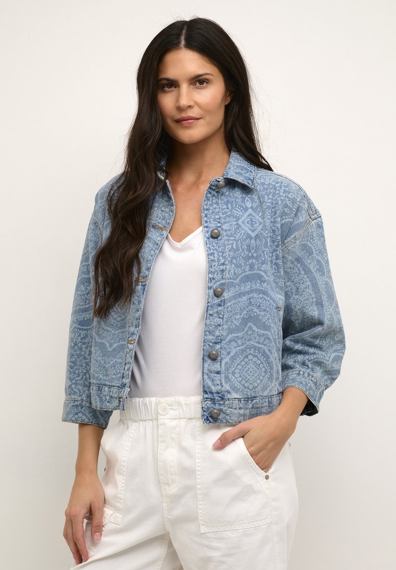 Cream FRYNULLA Denim jacket denim tiles/blue denim Zalando.de