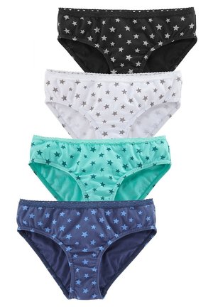 LASCANA 4 PACK - Slip - marine weiß schwarz mint