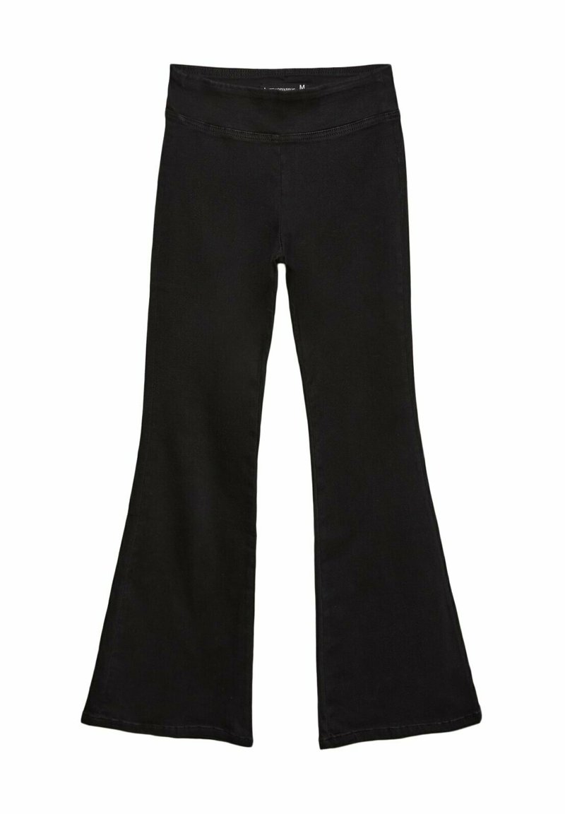Stradivarius Flared Jeans zwart