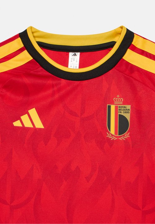 adidas BELGIUM HOME MINIKIT SET UNISEX - Sports T-shirt - red/bold gold-coloured — foto 4