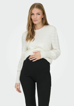 PULLOVER OLMMATTI - Pullover - cloud dancer