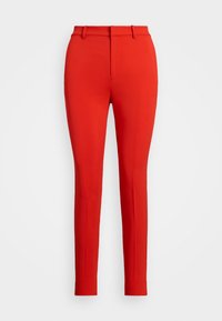 Stretch Cady Cropped Pant - Hlače - bright vermilion