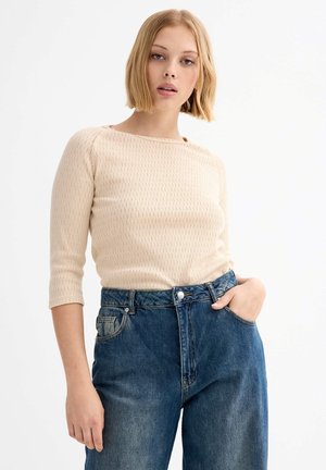 MANGA RAGLÁN 3/4 - Camiseta básica - beige