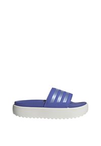 adidas Sportswear ADILETTE - Badsandal - semi  blue   blue spark met.   core white