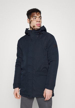 HOODED PARKER - Cappotto invernale - navy