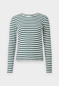 PCRUKA  - Topper langermet - trekking green/cloud dancer