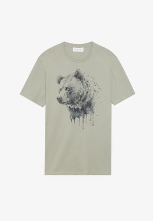 Pier One Majica kratkih rukava s printom - shadow grey