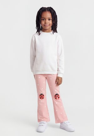Lindex FLARE LADYBUG KNEEPATCH - Leggings - light pink