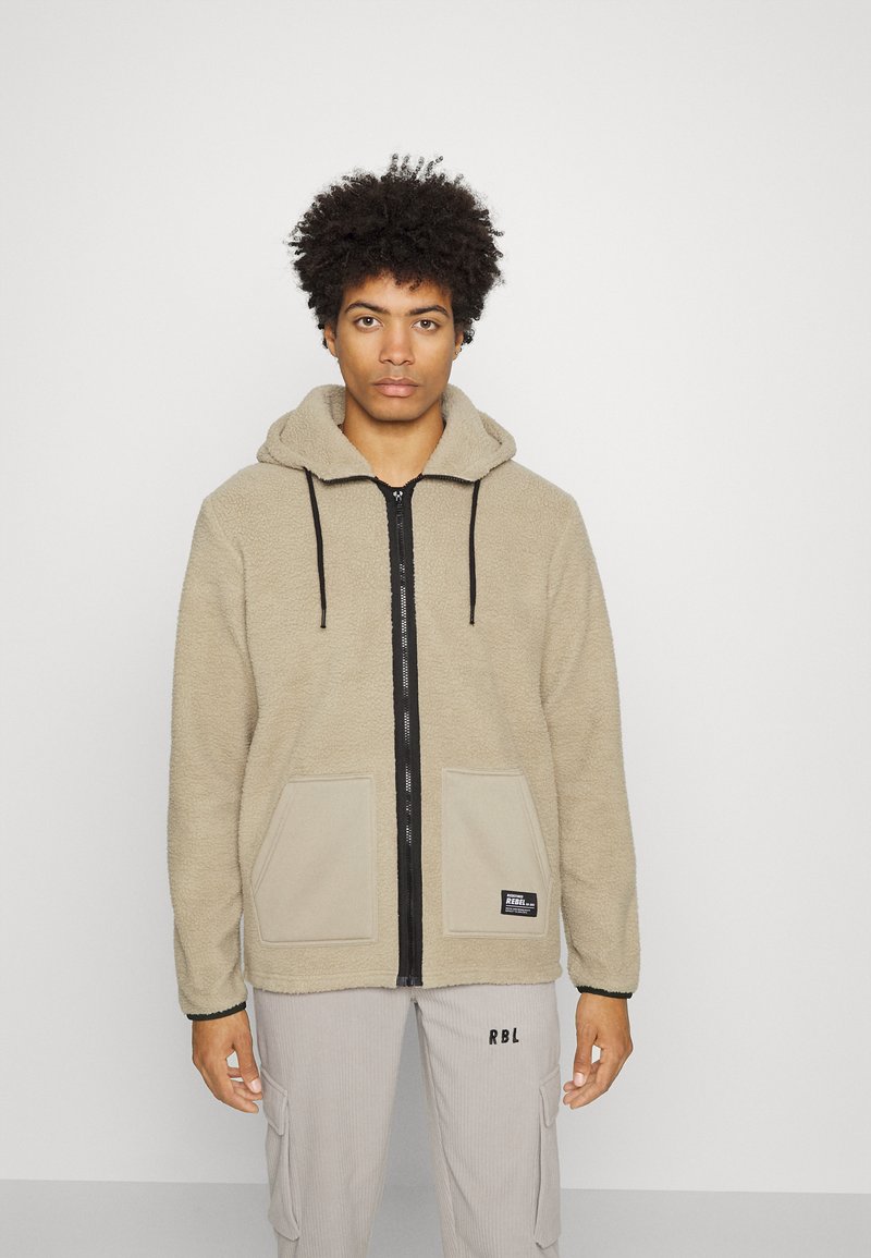 Redefined Rebel ELMER  - Casaco polar - silver sage