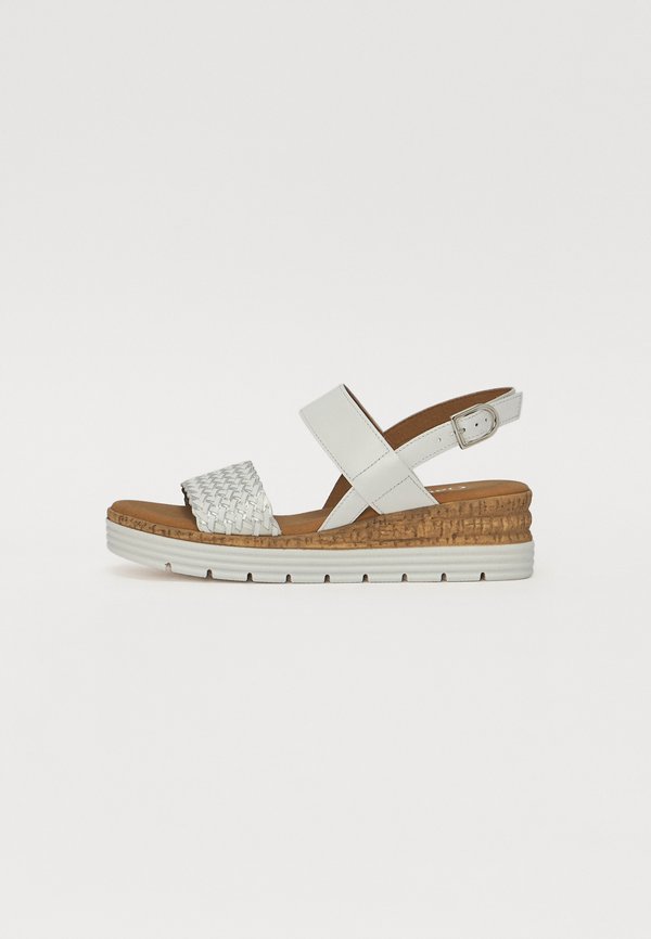 Platform sandals - weiss