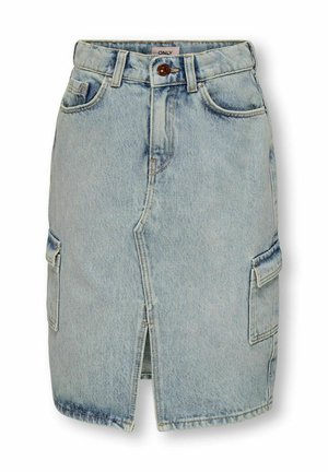Denimnederdele - medium blue denim