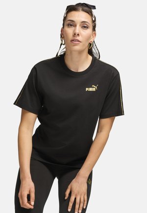 Puma Camiseta estampada - black