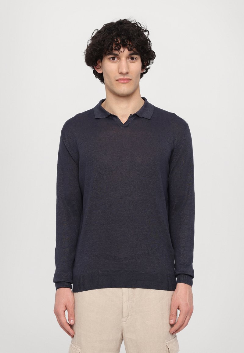 120% Lino - Pullover - blue navy, Agrandir
