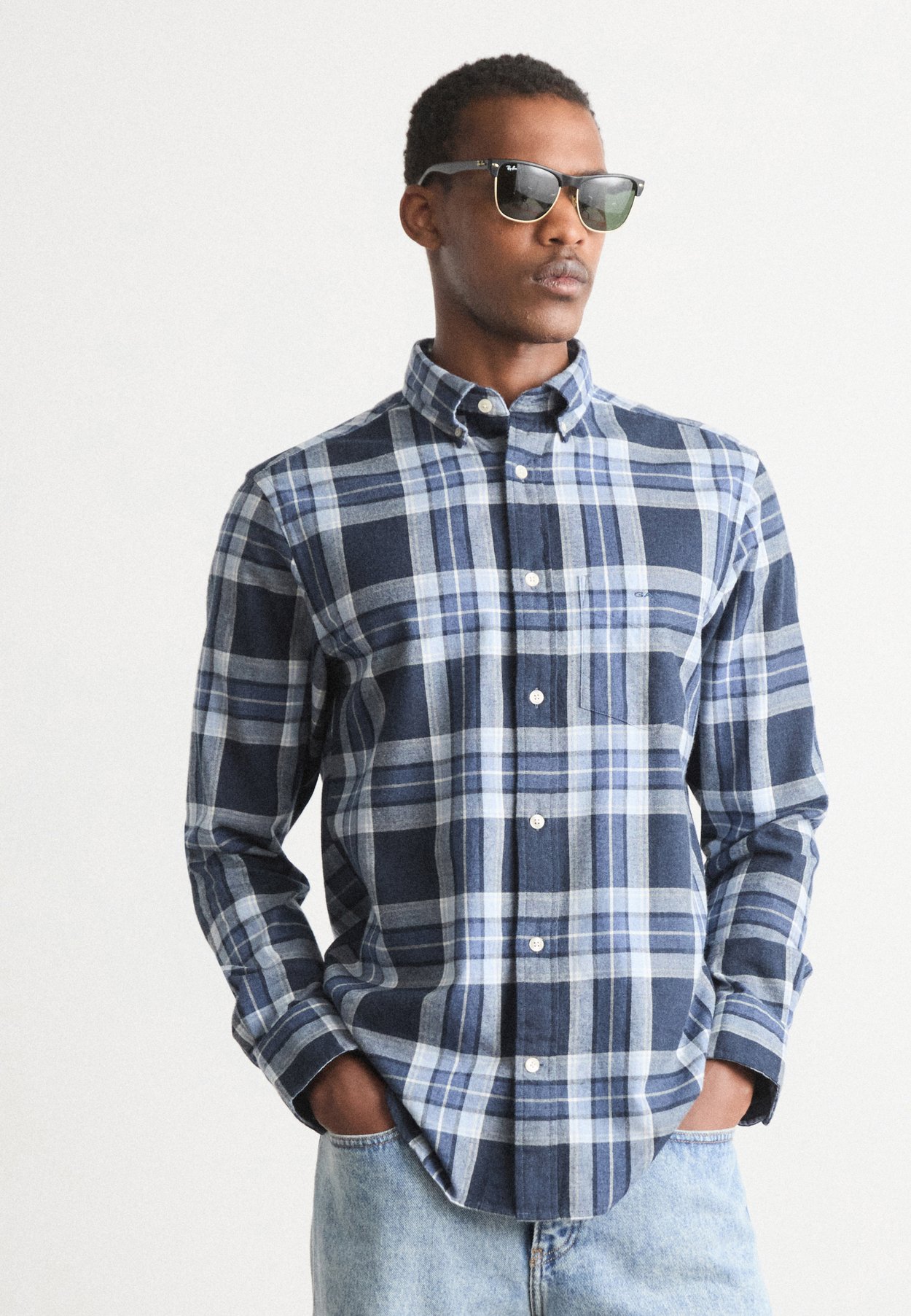 TARTAN MELANGE CHECK SHIRT