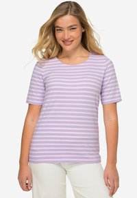 LAURASØN CLASSIC FIT - Triko s potiskem - soft lavender