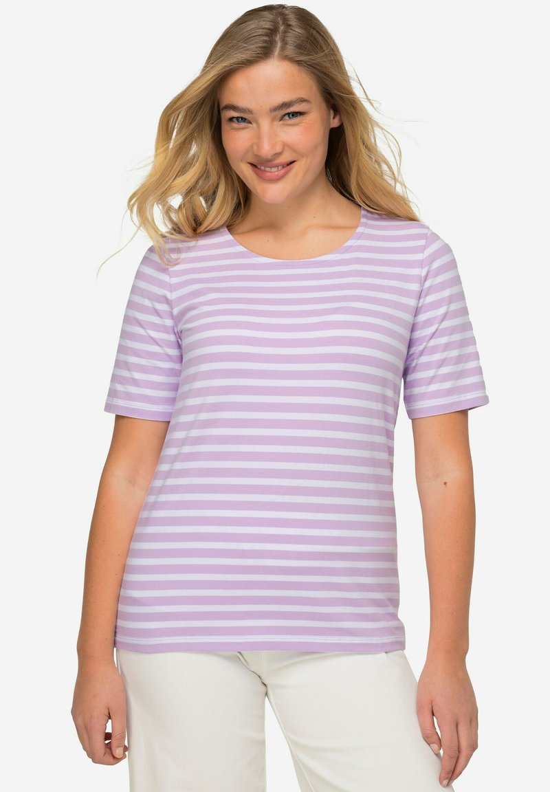 LAURASØN CLASSIC FIT - Triko s potiskem - soft lavender