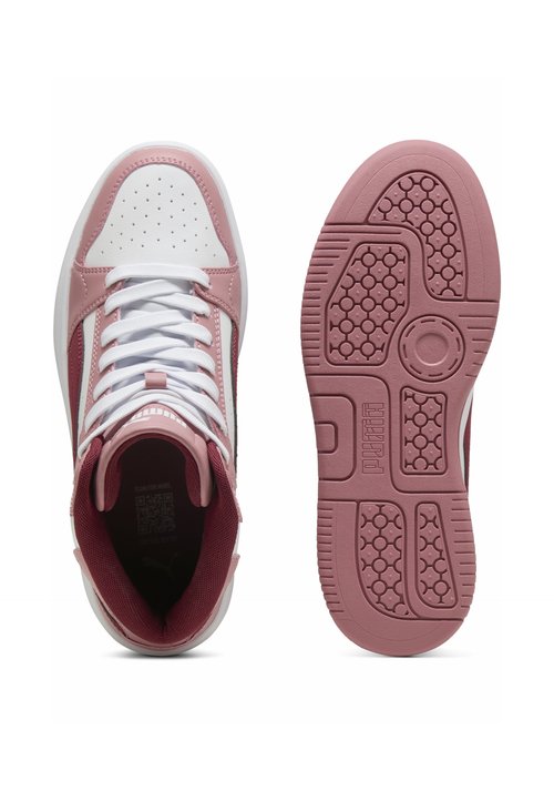 PUMA REBOUND FEMME MID SNEAKERS - Zapatillas altas - dusky rosewood-garnet glow- white — photo 3