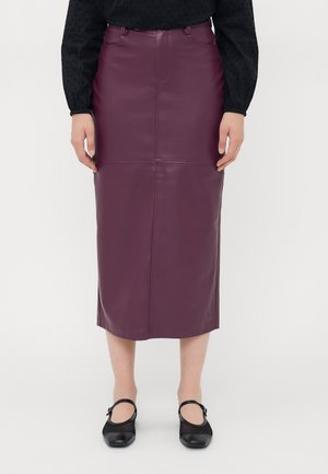 ONLVERONA SKIRT  - Blyantskjørt - mauve wine