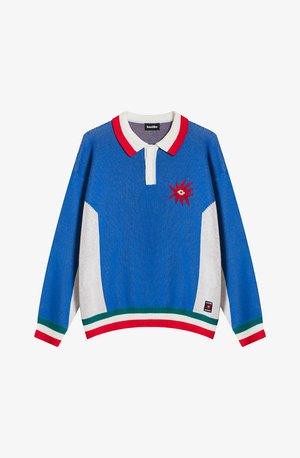 Kaotiko OVERSIZE TRICKY LOVE UNISEX - Strickpullover - royal