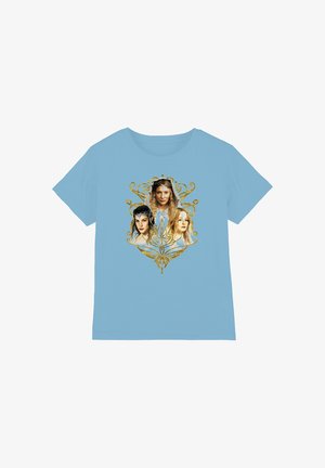 Cotton Soul, LOR WOMEN OF MIDDLE EARTH UNISEX - Print T-shirt - light blue