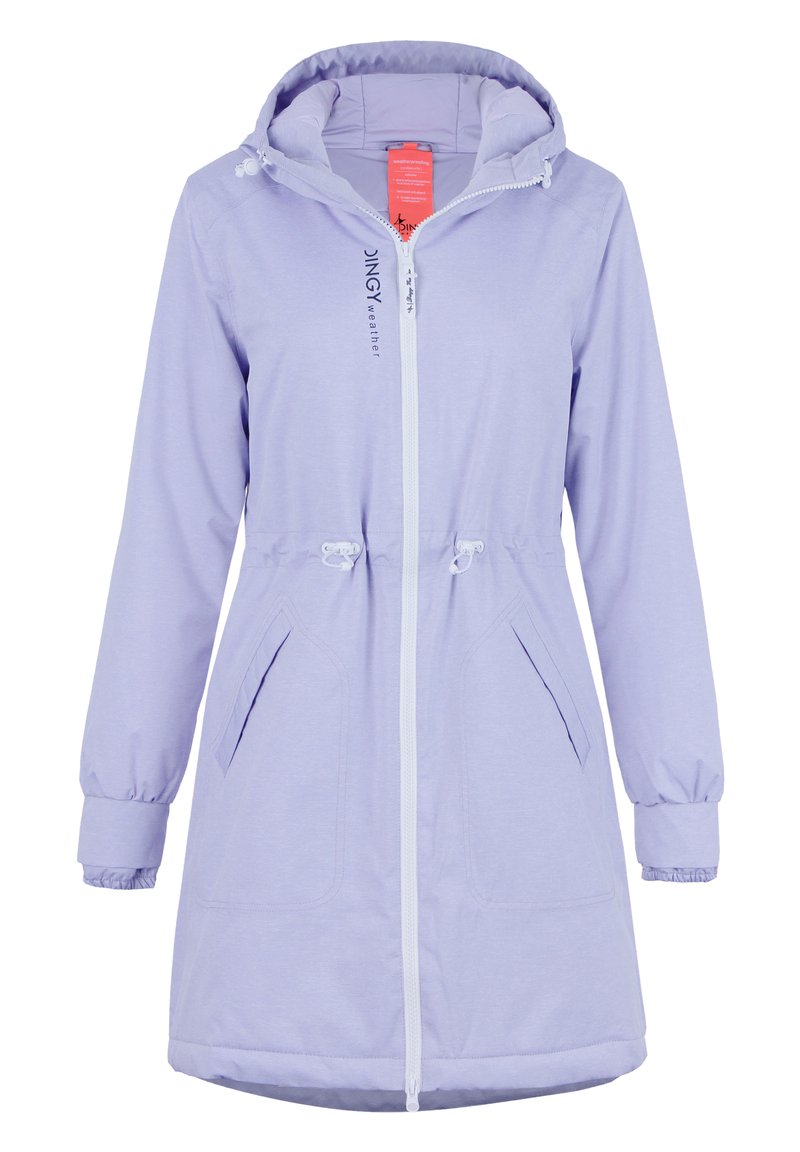 Damen Parkas | Dingy Rhythm Of The Rain Regenjacke / wasserabweisende Jacke lila - HU13324 Damen Parkas | Dingy Rhythm Of The Rain Regenjacke / wasserabweisende Jacke lila - HU13324