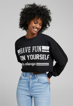 CROPPED - Felpa - black