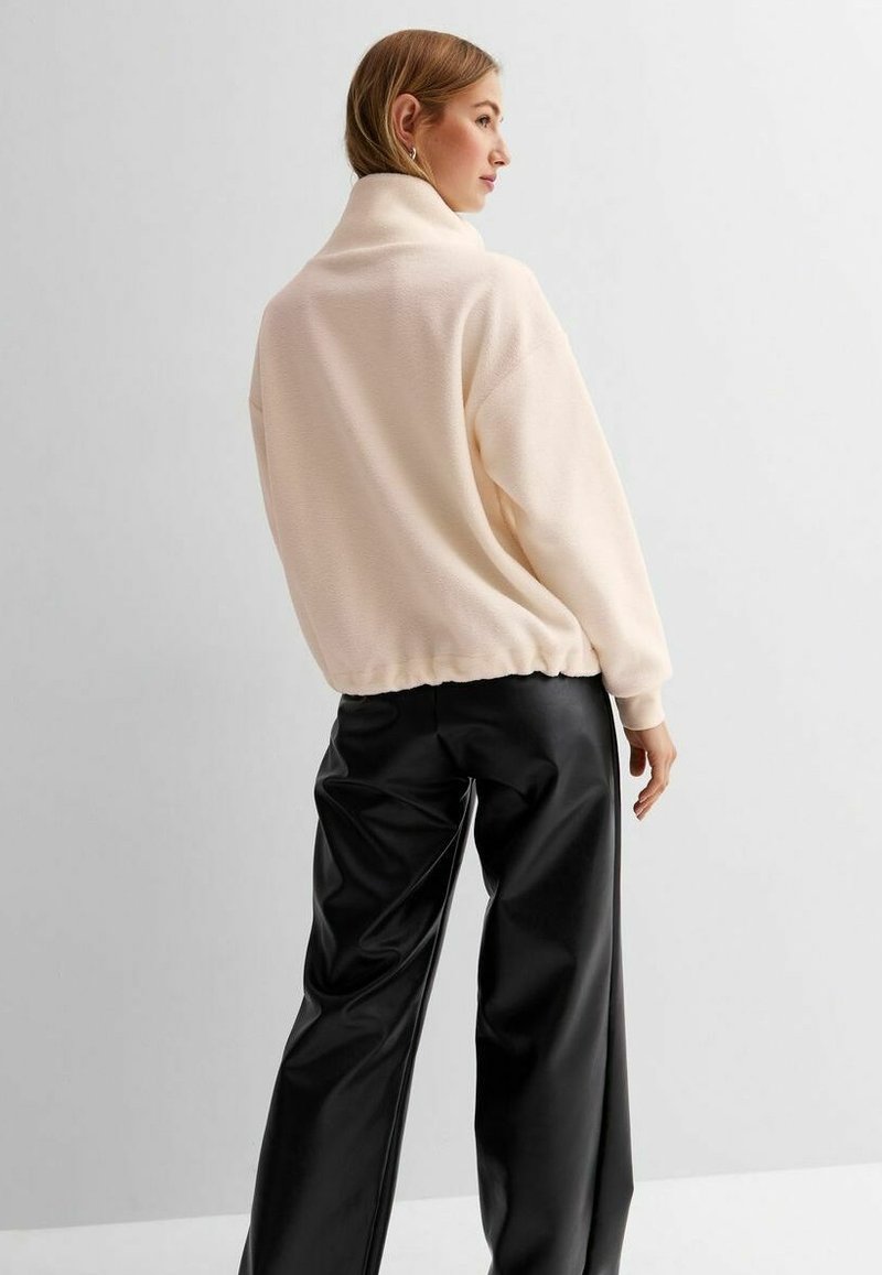 New Look 1/2 ZIP - Fleece jumper - off white/off-white - Zalando.de